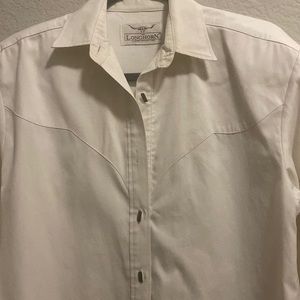 longhorn western button up for women